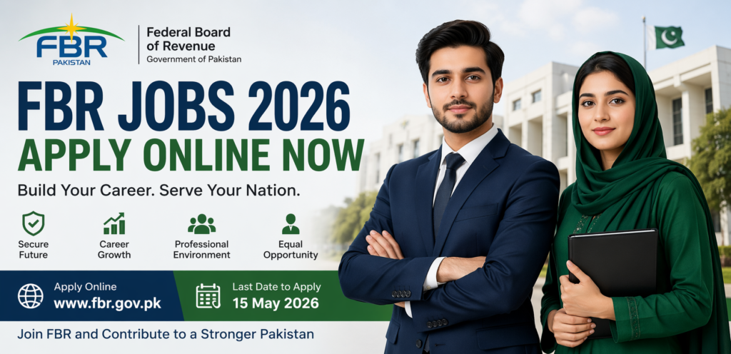 FBR Jobs 2026 Apply Online Now Complete Guide for Latest Federal Board of Revenue Careers