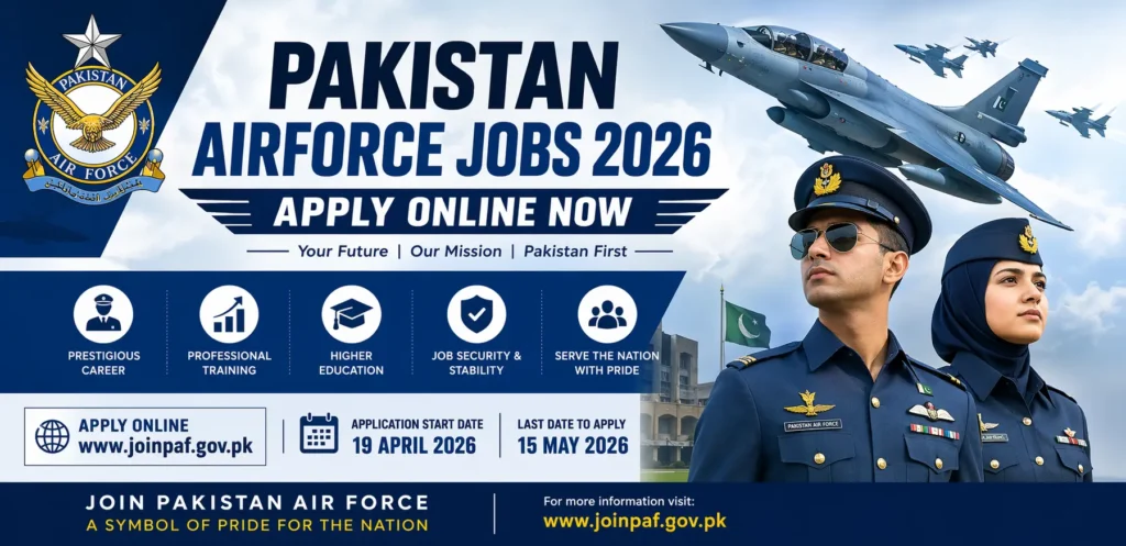 Pakistan Airforce Jobs 2026 Apply Online Now  Complete Guide & Latest Updates