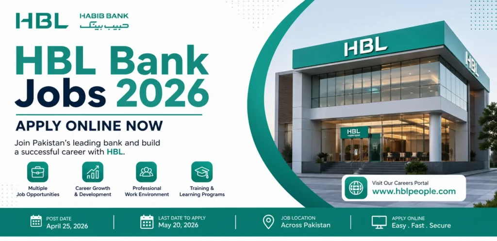 HBL Bank Jobs 2026 Apply Online Now Latest Career Opportunities in Pakistan