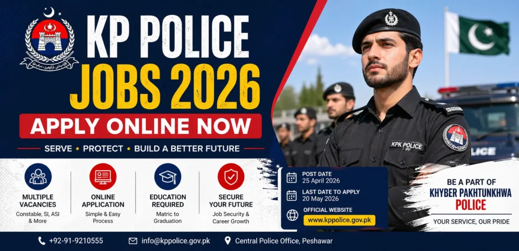 KP Police Jobs 2026 Apply Online Now Latest Vacancies & Eligibility Details