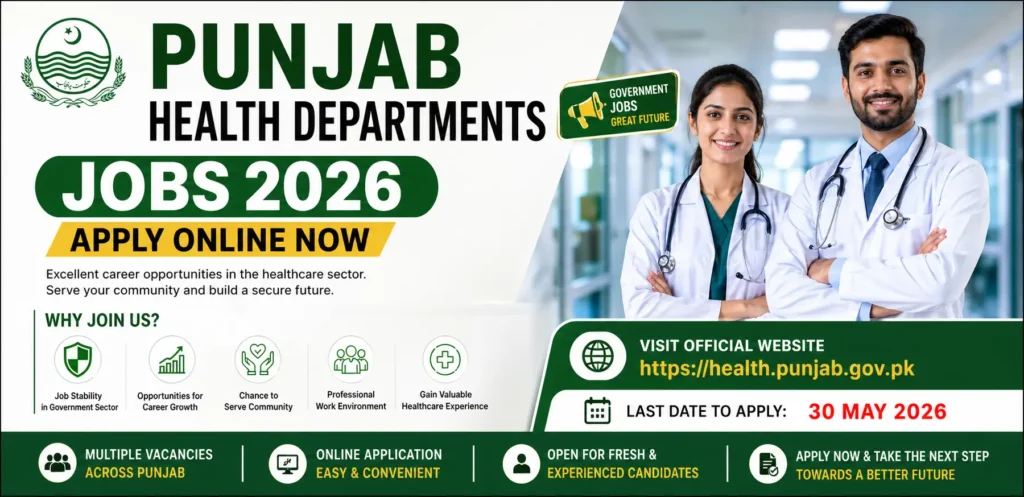 Punjab Health Departments Jobs 2026 Apply Online Now Latest Opportunities