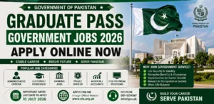 Graduate Pass Government Jobs 2026 Apply Online Now Latest Opportunities for Degree Holders