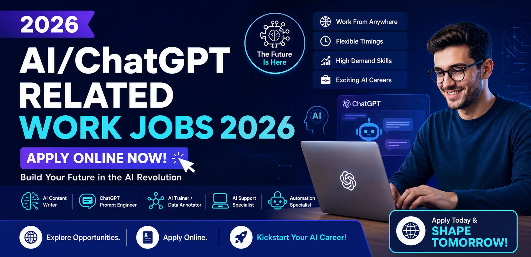 AI/ChatGPT Related Work Jobs 2026 Apply Online Now Latest AI Careers