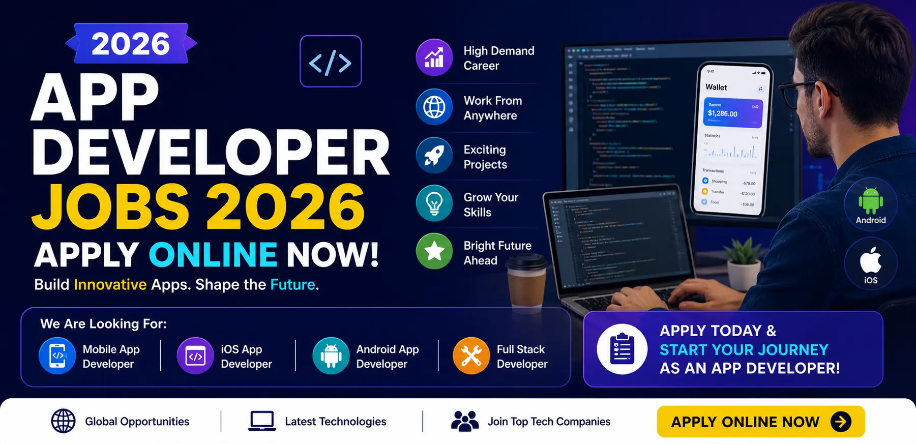 App Developer Jobs 2026 Apply Online Now Latest Mobile App Careers