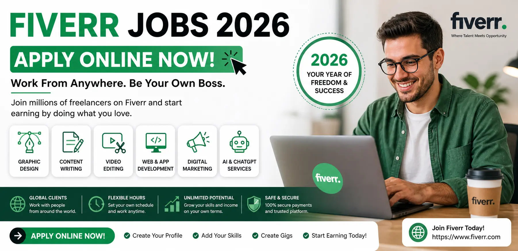 Fiverr Jobs 2026 Apply Online Now Start Freelancing Today