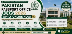 Pakistan Passport Office Jobs 2026 Apply Online Now Latest Directorate General Immigration & Passports Vacancies