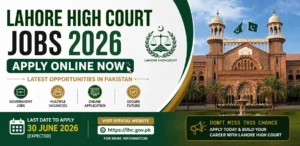 Lahore High Court Jobs 2026 Apply Online Now Latest Career Opportunities in Pakistan