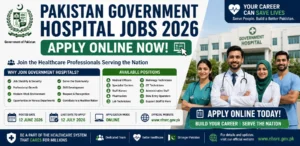 Pakistan Government Hospital Jobs 2026 Apply Online Now Latest Healthcare Career Opportunities