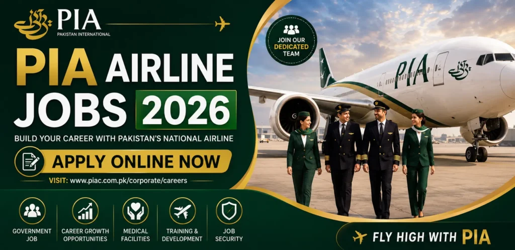 PIA Airline Jobs 2026 Apply Online Now atest Pakistan International Airlines Careers