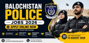 Balochistan Police Jobs 2026 Apply Online Now Latest Police Career Opportunities