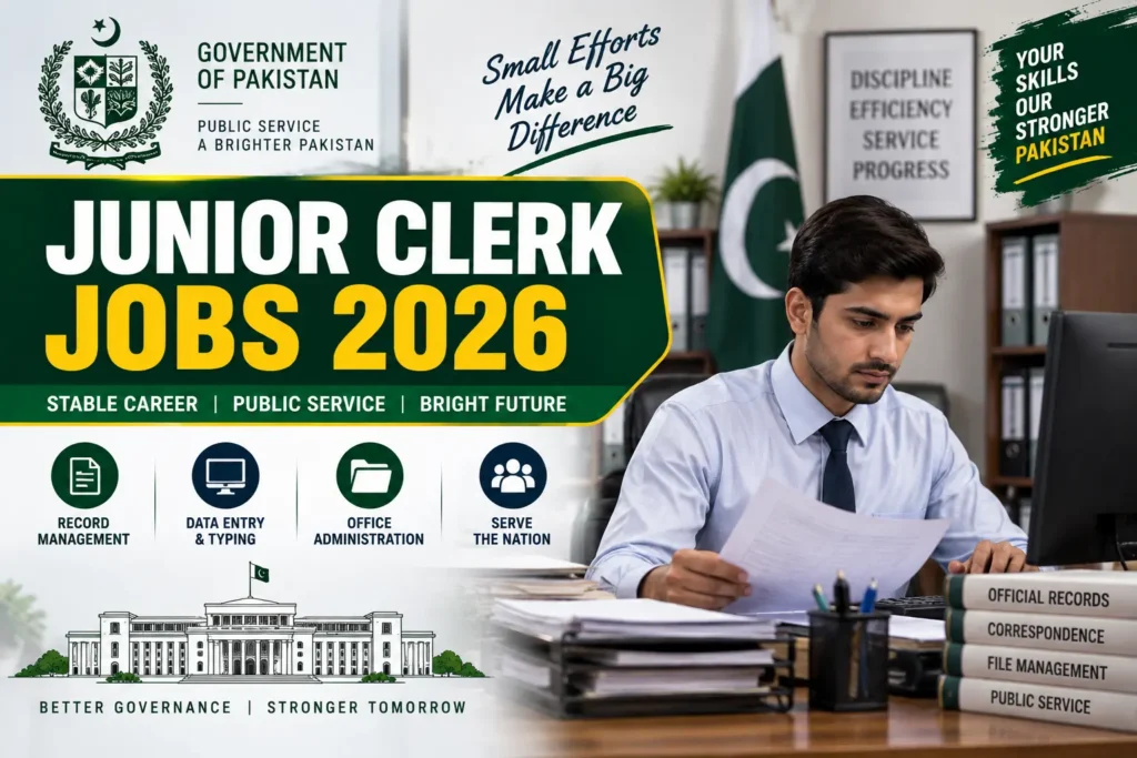 Junior Clerk Jobs 2026 – Eligibility & Apply Online