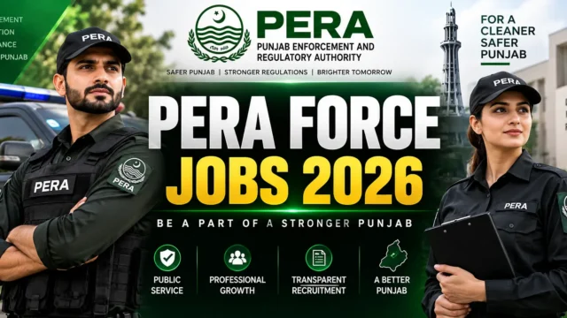 Pera Force Jobs 2026 – Latest Punjab Enforcement Careers